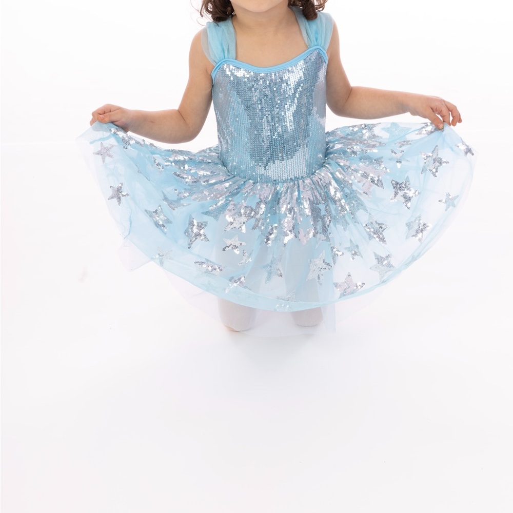 One piece dance costume with bow